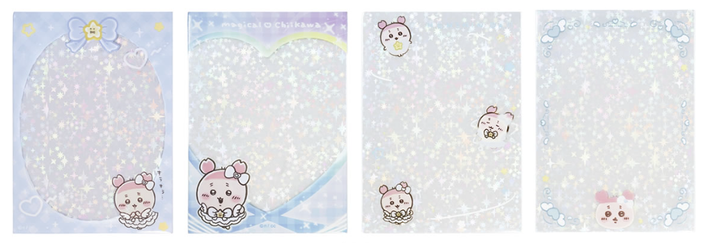 [Pre-order] "Chiikawa" Magical Chiikawa Bad Version Mini Photo Size Blink Blink Clear Sleeve - Furuhonya